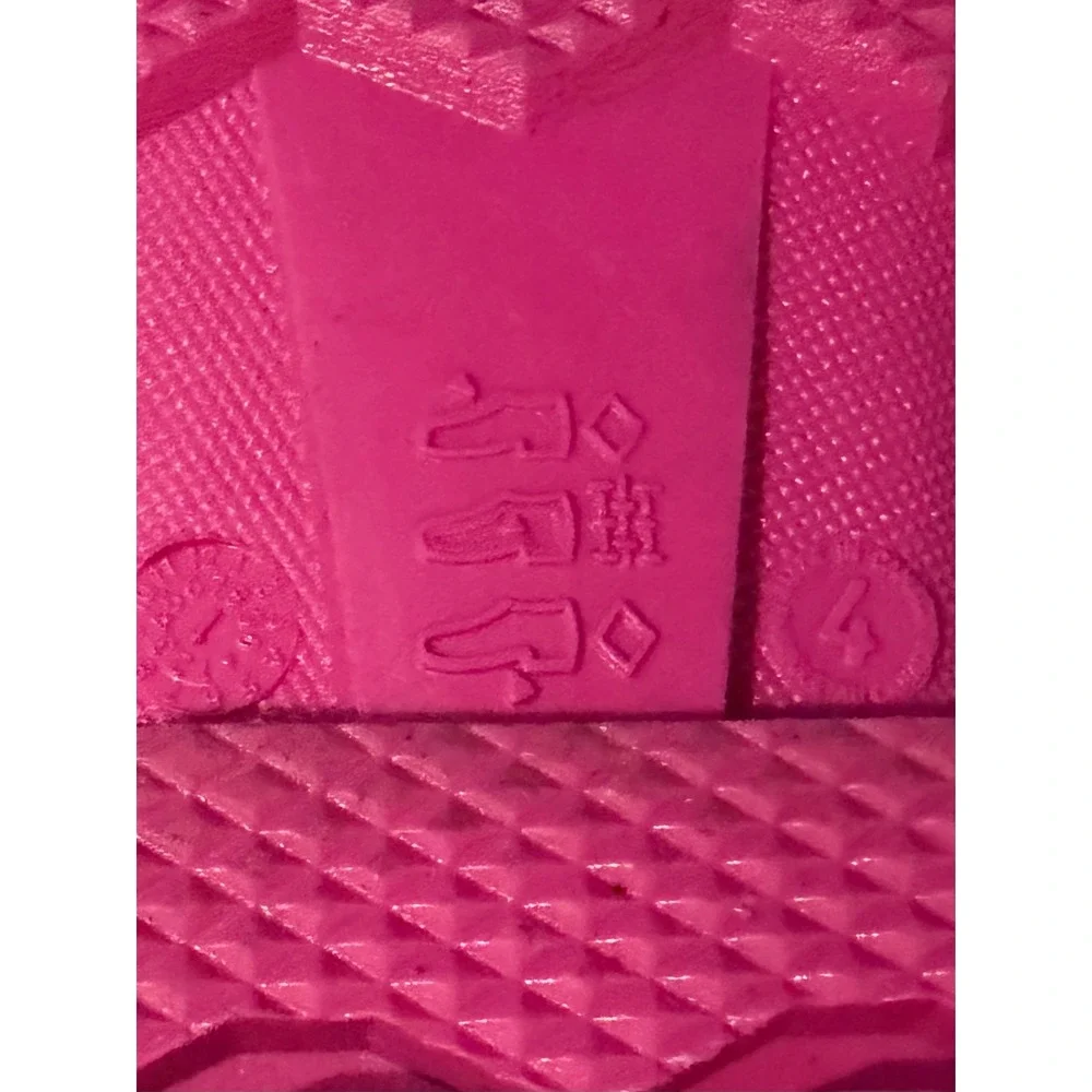 Kamik Kids Gray Pink Stomp Waterproof Rubber Rain Boots Size 4 Lug Sole Slip On